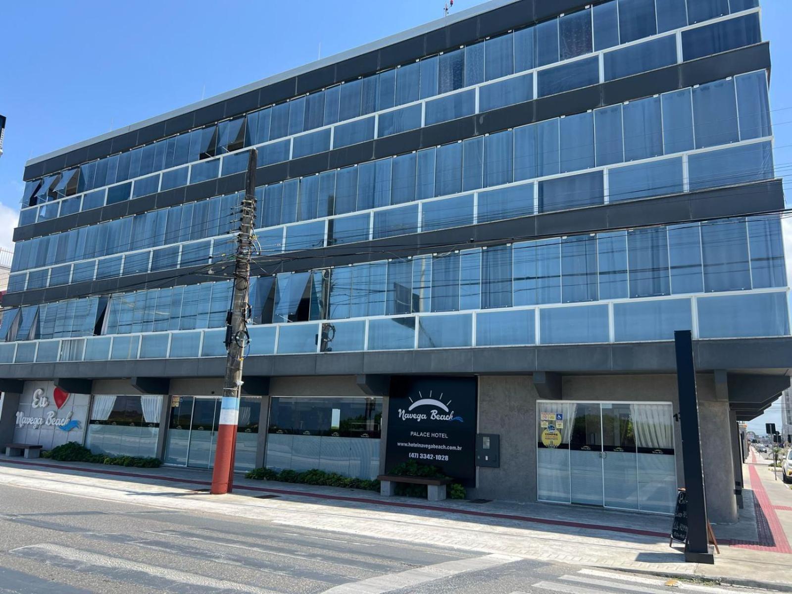 Navega Beach Palace Hotel Navegantes Eksteriør billede